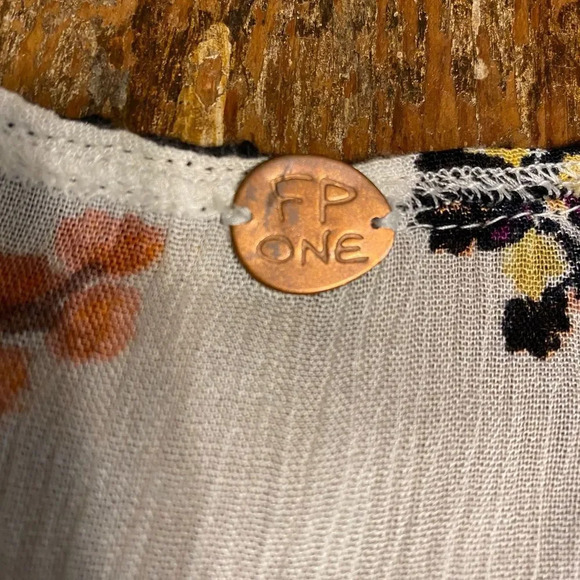 Free People FP One One Moonlight Floral Garden Maxi Raw Hem Dress - Picture 13 of 16